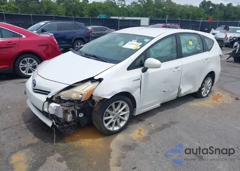 2013 Toyota Prius V Five из США, поврежденный, VIN JTDZN3EUXD3230557